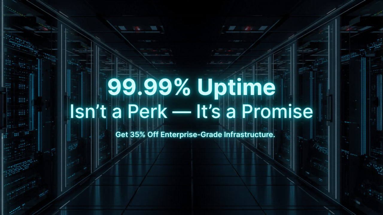 99.99% Uptime Isn’t a Perk — It’s a Promise. Get 35% Off RakSmart’s Enterprise-Grade Infrastructure.
